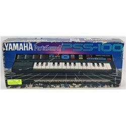 YAMAHA PORTA SOUND PSS-100 KEYBOARD WITH ADAPTOR.