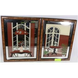 MADE IN USA TURNER DECORATIVE WALL SET OF 2