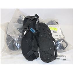 LOT OF 5 ICE GRIPS SIZE MEDIUM WINTER WALKING