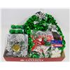 Image 1 : 1 FLAT OF ASSORTED GREEN AND SLIVER CHRISTMAS