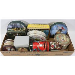 FLAT OF COLLECTORS TINS