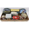 Image 1 : FLAT OF COLLECTORS TINS