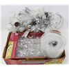 Image 1 : CHRISTMAS LOT INCL, 50 LIGHT GLITTER GEM GARLAND,