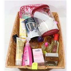 BASKET OF PERFUME AND MORE
