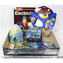 NEW FLAT OF KIDS STOCKING STUFFERS,