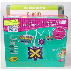 NEW LOT OF 2 POP ART PIXIES AND KID MADE FLASHY