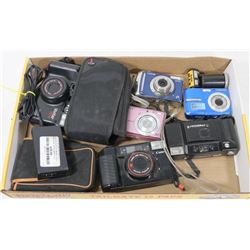 VINTAGE CAMERA AND FILM FLAT