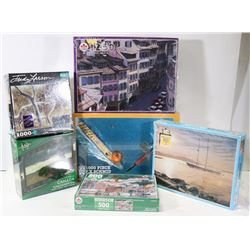 FLAT OF 6 SEALED PUZZLES