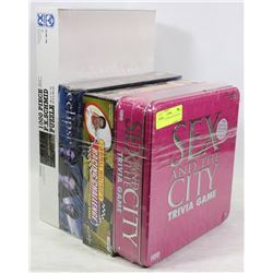 NEW LOT OF GAMES AND PUZZLES