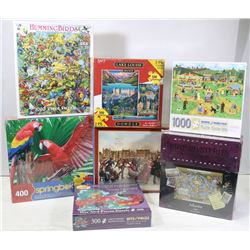 FLAT OF 6 SEALED PUZZLES