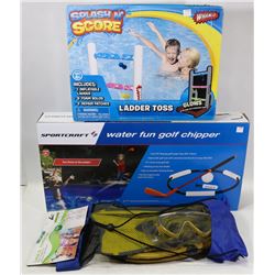 NEW LOT OF ASSORTED SPORTS ITEMS INCLUDING