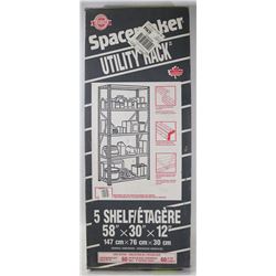 NEW 5 SHELF UTILITY RACK