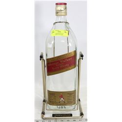 JOHNNIE WALKER SCOTCH BOTTLE(EMPTY) IN STAND
