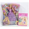 Image 1 : BARBIE RAPUNZEL DOLL WITH BARBIE RAPUNZEL MOVIE.