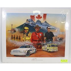 LIMITED EDITION PRINT PAST TO THE FUTURE