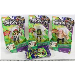 NEW LOT OF ASSORTED NINJA TURTLE FIGURES