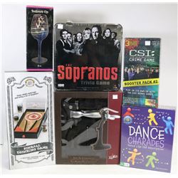 NEW LOT OF ASSORTED GAMES INCLUDING CSI AND