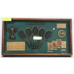 THE HISTORY OF THE TENNIS RACKET, FROM THE 1880'S