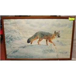 SWIFT FOX PICTURE BYMICHAEL DUMAS, 1938 MARKED