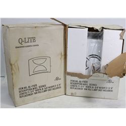 2 WALL SCONCE LIGHTS NEW IN BOX