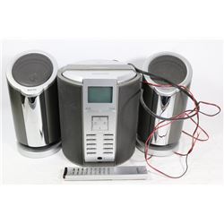 SANYO COMPONENT CD STEREO SYSTEM WITH REMOTE