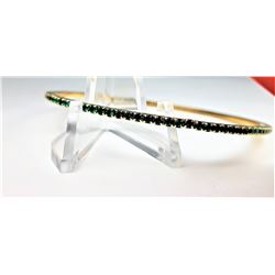 24)  GENUINE SWAROVSKI EMERALD GREEN