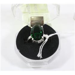 #97-CHROME DIOPSIDE GEMSTONE RING