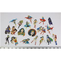20+ WONDER WOMAN STICKERS