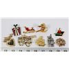 Image 1 : BOX WITH 10 CHRISTMAS THEMED PINS