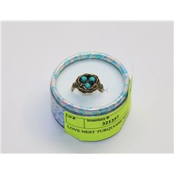 LOVE NEST TURQUOISE RING