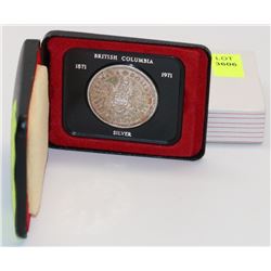 1971 CANADIAN SILVER DOLLAR IN RCM DISPLAY