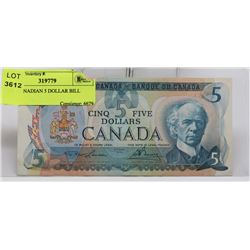 1979 CANADIAN 5 DOLLAR BILL