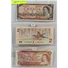 Image 1 : LOT OF 3 STOCK SHEET CANADIAN 2 DOLLAR BILLS,