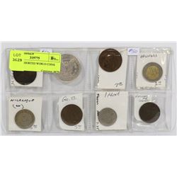 LOT OF ASSORTED WORLD COINS