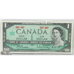 CANADIAN 1 DOLLAR CENTENNIAL  BANK NOTE