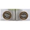 Image 1 : SET OF 3 - $10 VEGAS SILVER STRIKE GAMING TOKENS.
