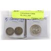 Image 1 : LOT OF 3 CANADIAN COINS INCLUDING, 1913, 1929