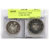 Image 1 : LOT OF 2 CANADIAN COINS INCLUDING, 1961 SILVER
