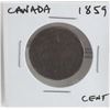 Image 1 : CANADA 1859 CENT COIN.