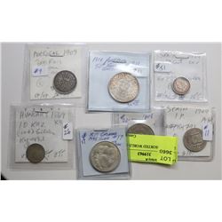 LOT OF ASSORTED WORLD COINS