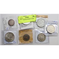 LOT OF ASSORTED WORLD COINS