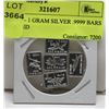 Image 1 : LOT OF 5- 1 GRAM SILVER .9999 BARS ASSORTED