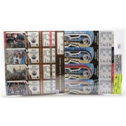 LOT OF 2  OILER PLAYOFF TICKETS,  2000 AND 2002