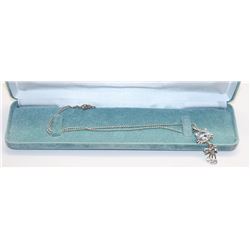 18 KT GOLD PLATED 16 INCH CHAIN W/CAT