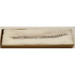 AUSTRIAN CRYSTAL TENNIS BRACELET.