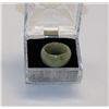 Image 1 : JADE RING - APPROX SIZE 8.5