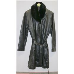 DENVER HAYES GENUINE LEATHER LADIES 3/4 LENGTH