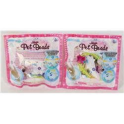 LOT OF TWO NEW MAGIC PET BEADS / BRACELETS
