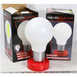 PAIR OF FINELIFE LED BULB LAMPS