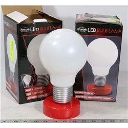 PAIR OF FINELIFE LED BULB LAMPS